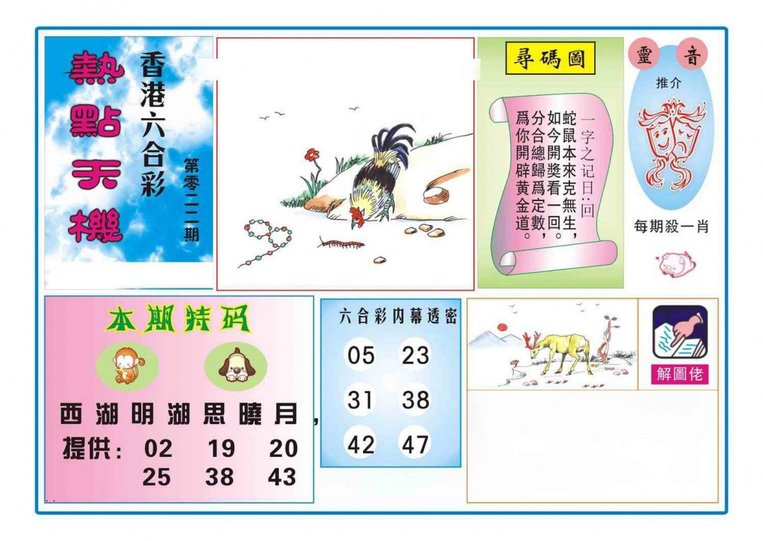 022期热点天机[图]