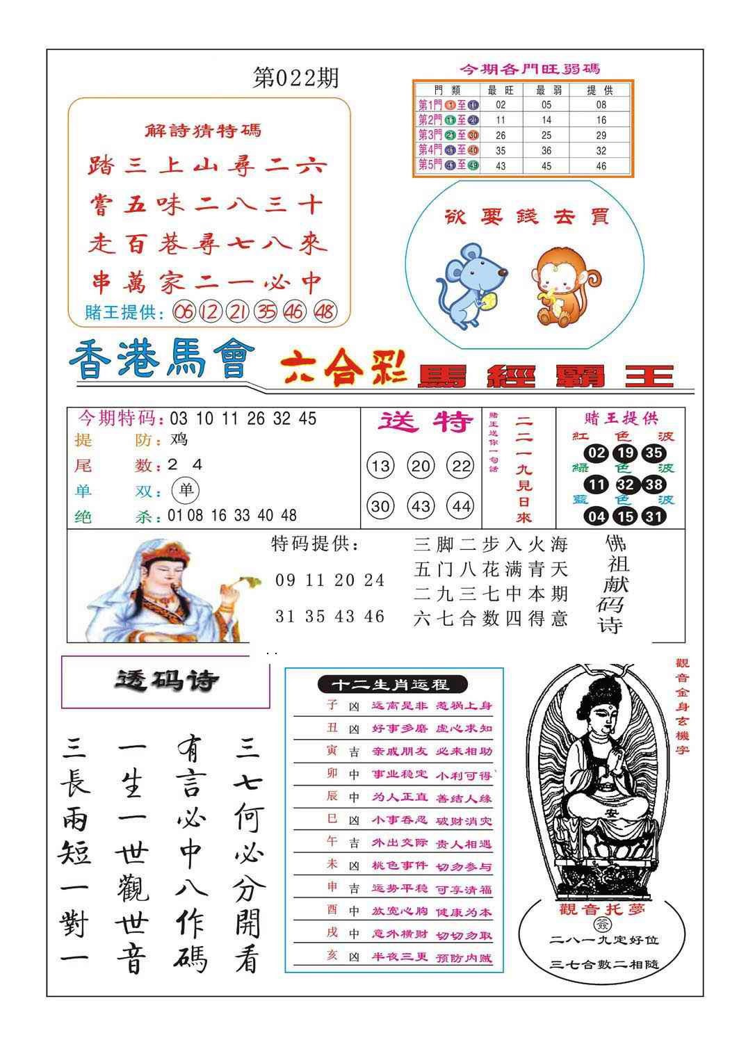022期马经霸王[图]
