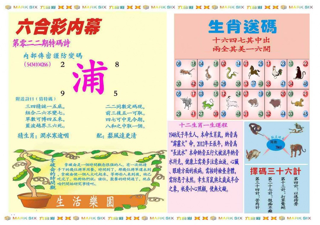 022期马经内幕B(新图推荐)[图]