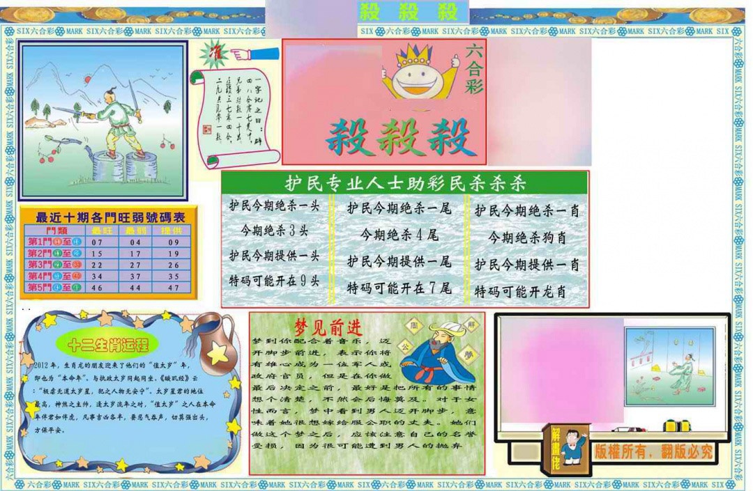 022期马经杀杀杀A(新图推荐)[图]