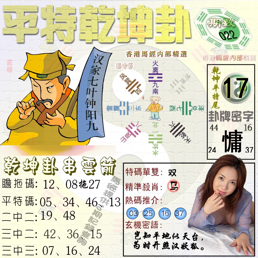 022期平特乾坤卦（荐）[图]
